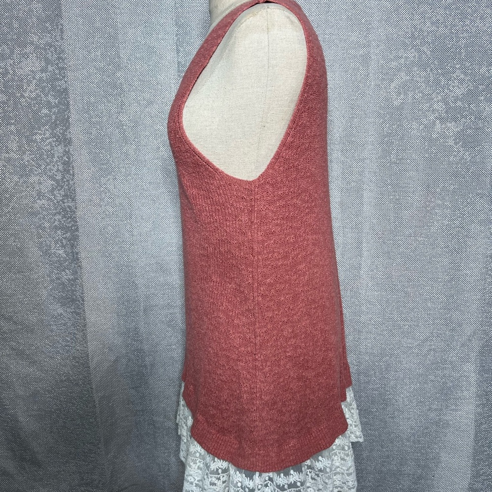 Xhilaration Coral Knit Top - Picture 3 of 7